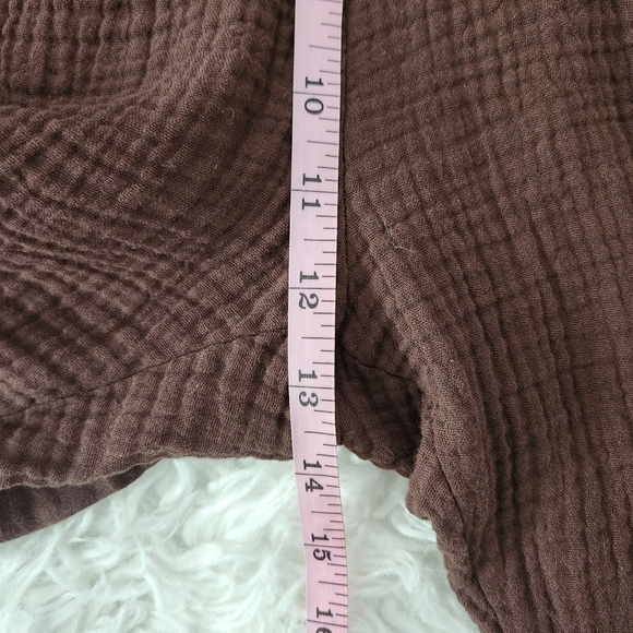 Promesa Life Story Crinkle Cotton Drawstring Jumpsuit. Size Medium. Good preowne - Picture 8 of 10